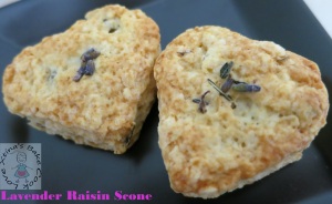 Lavender Raisin Scone